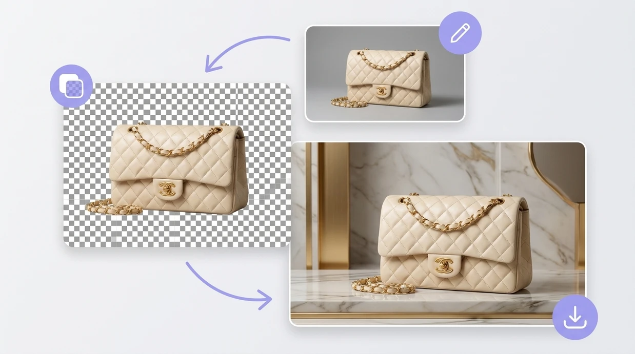 Photo background removed with Mixinflow