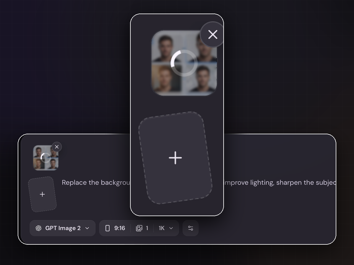 Mixinflow upload workspace preview.
